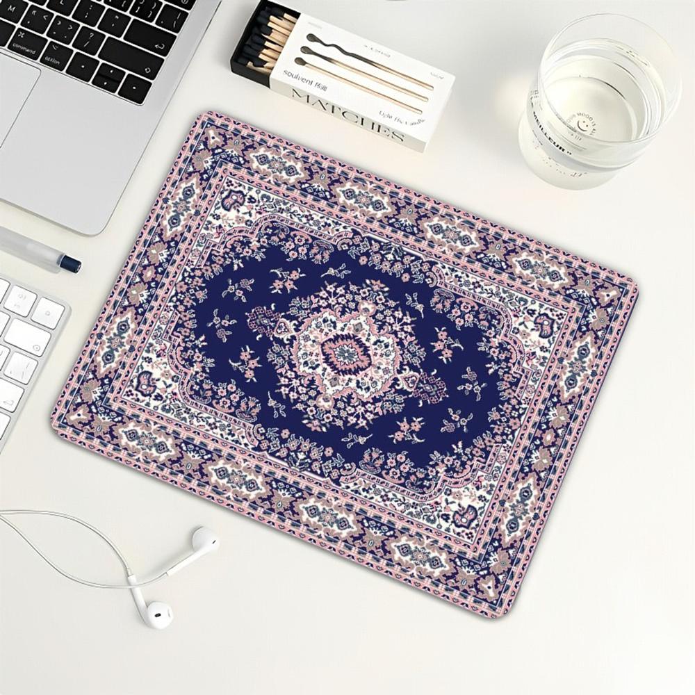 Retro Gaming Rug - Vintage Persian Carpet Mouse Pad, Non-slip
