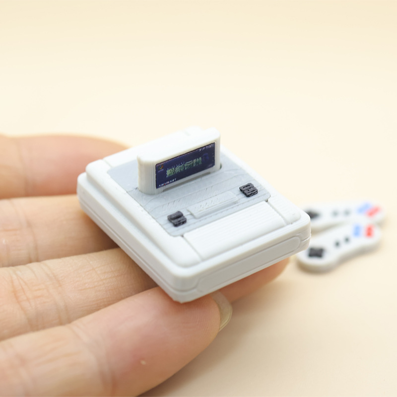 Retro Gaming Unit - 1set Dollhouse Mini Retro Game Console