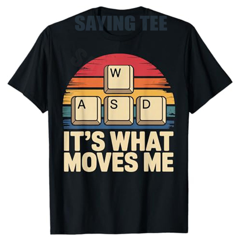 Retro Gaming Gifts For Men - Retro WASD Gaming Keys Funny PC