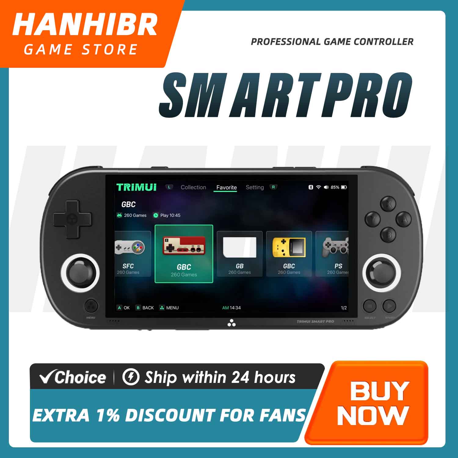 Retro Gaming Tablet - TRIMUI SMART PRO Open Source Linux