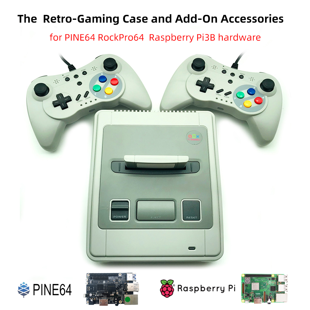 Retro Gaming On Raspberry Pi - Retro Famicom Style Gaming Case Add-ons