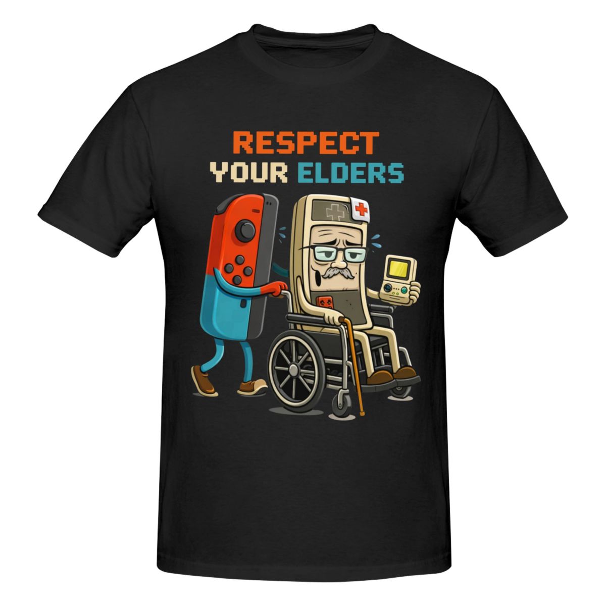 Retro Gaming Gifts For Men - Men Respect Your Elders Gaming Control