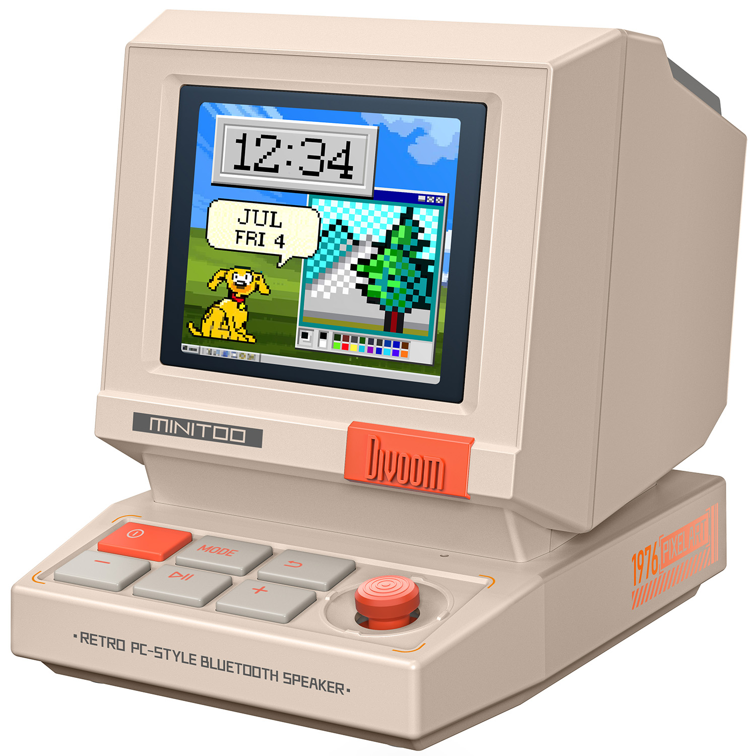 Retro Gaming Cabinet - Divoom MiniToo Retro Bluetooth Speaker Portable