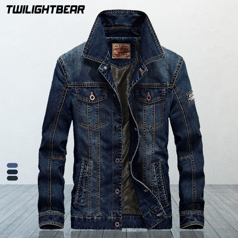 Retro Gaming Jacket - High Quality Men's Denim Jacket Coat