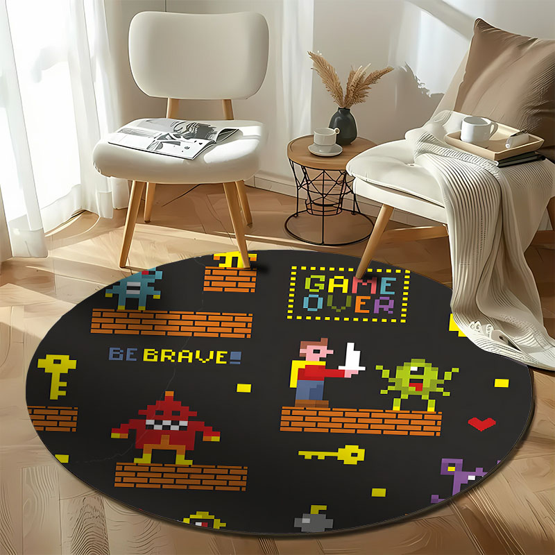 Retro Gaming Rug - Free shipping! Pixelated Retro Gaming Rug