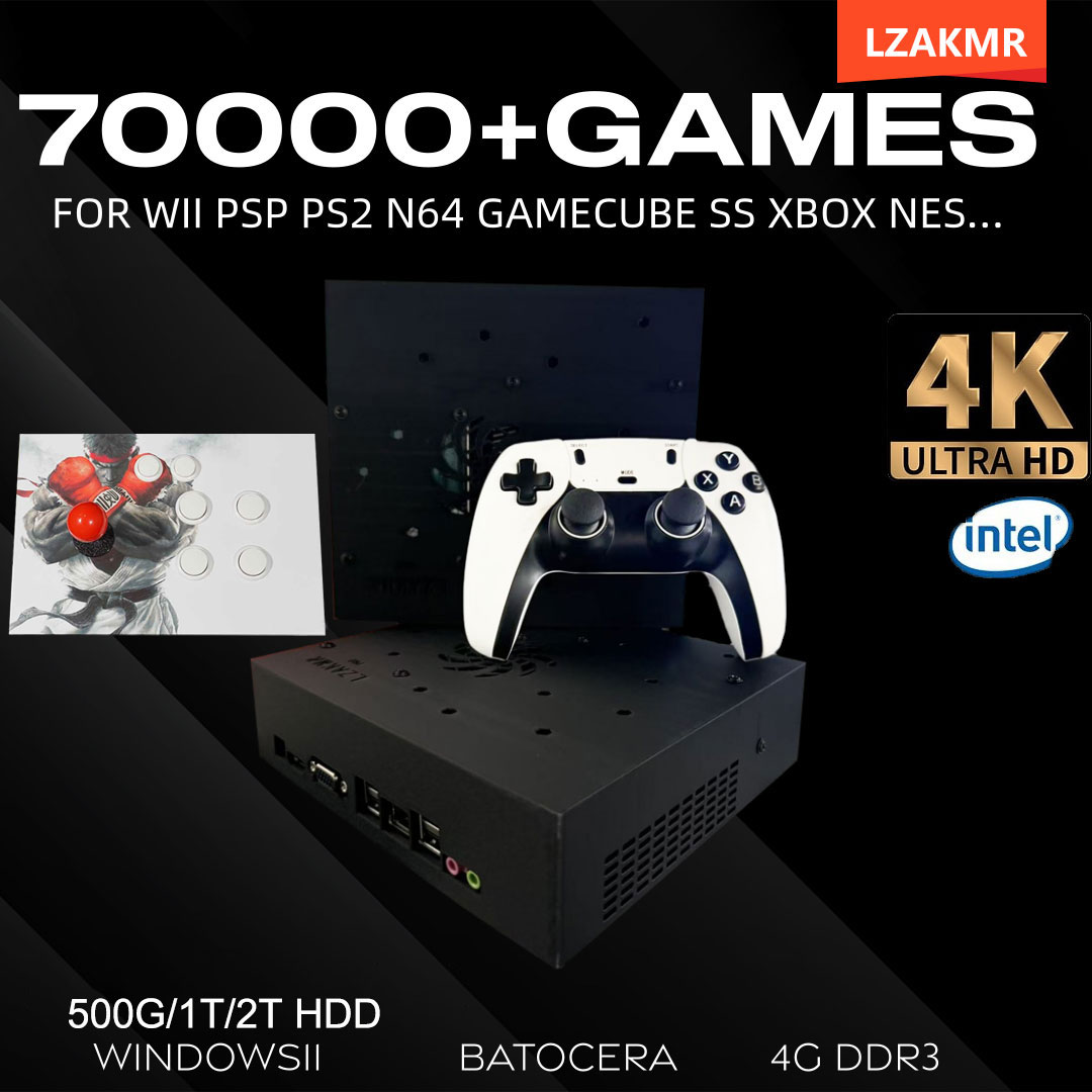 Retro Gaming Batocera - Retro Gaming Console 70000+ Games 2TB