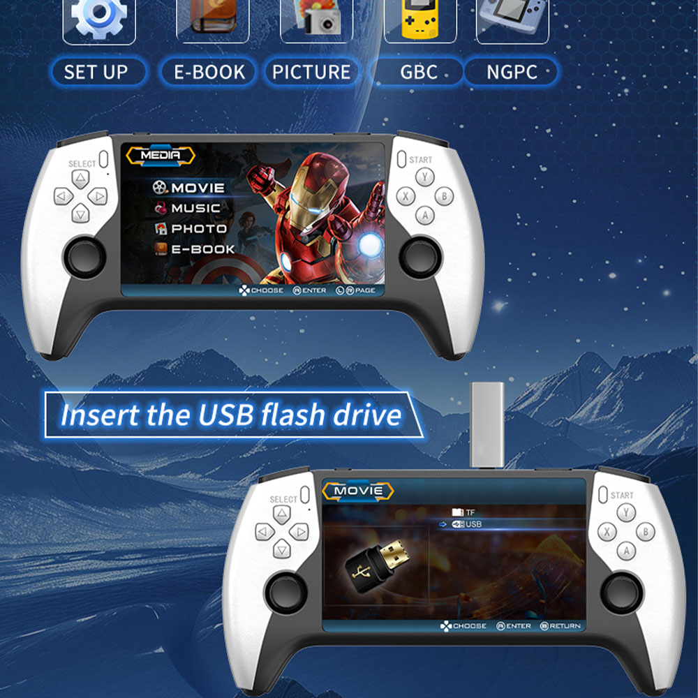 2026 New SF3500 5 Inch Handhel - Retro Gaming Devices 评论和价格