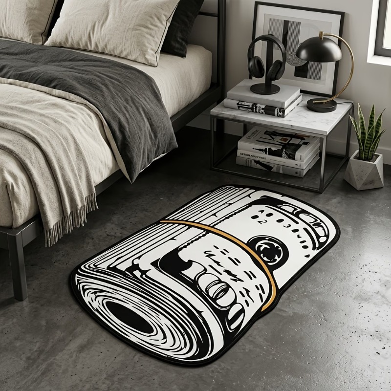 American Retro Rolled‑Up Money - Retro Gaming Rug 评论和价格