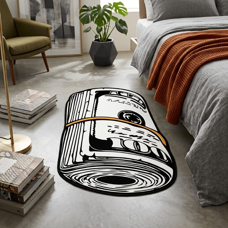 American Retro Rolled‑Up Money - Retro Gaming Rug 评论和价格