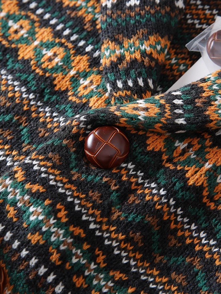 Nordic Cattle Wool Jacquard We - Retro Gaming Jacket 评论和价格