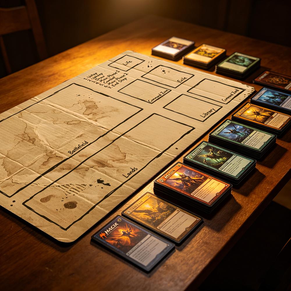 Retro Aged Paper MTG  Mouse Pa - Retro Gaming Rug 评论和价格
