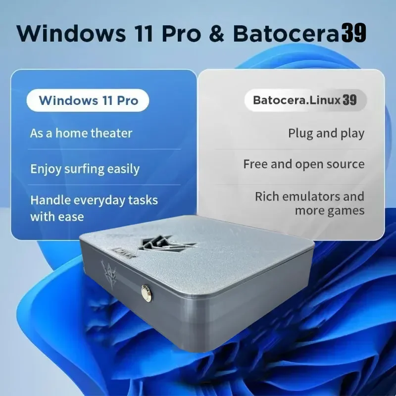 Dual System AK1 Pro Game Box 7 - Retro Gaming Batocera 评论和价格