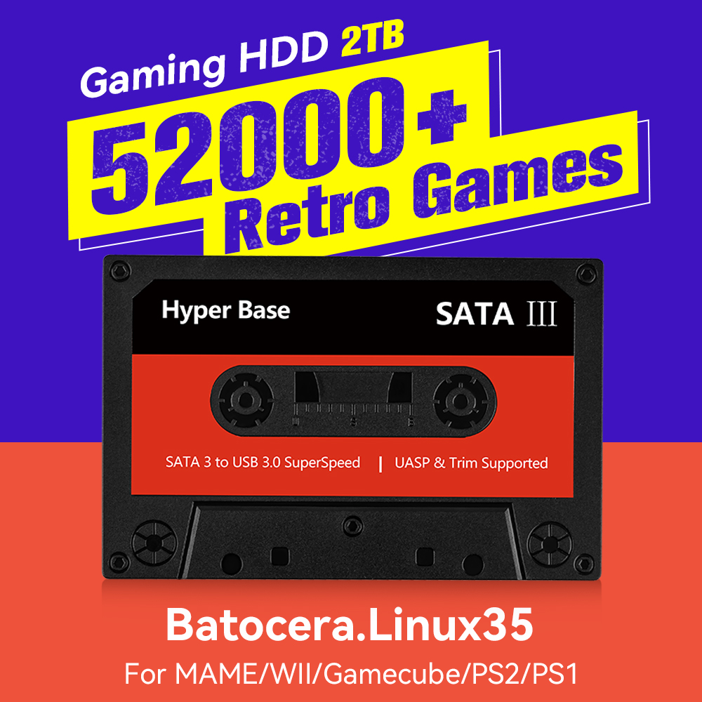 Batocera 500GB/2TB Retro Game  - Retro Gaming Batocera 评论和价格