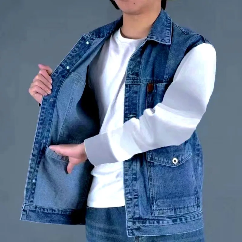 Trendy Summer Retro Denim Vest - Retro Gaming Jacket 评论和价格