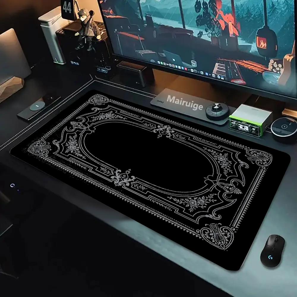 New Black Persian Carpet Myste - Retro Gaming Rug 评论和价格