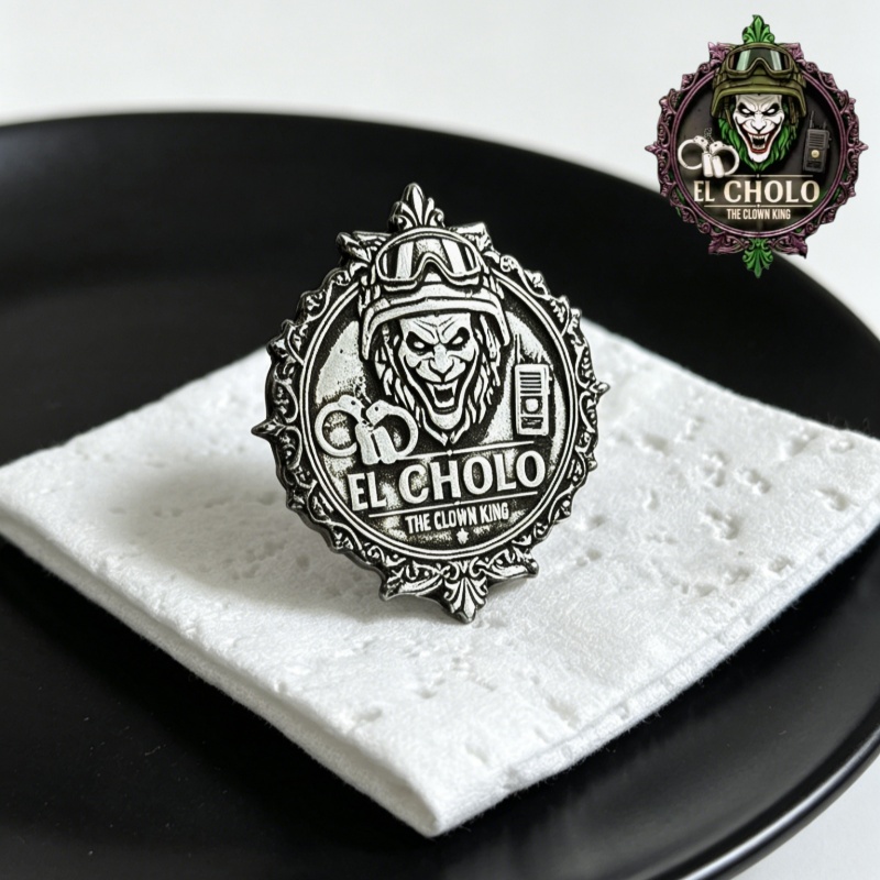 Custom Clown Logo Brooch Perso - Retro Gaming Jacket 评论和价格