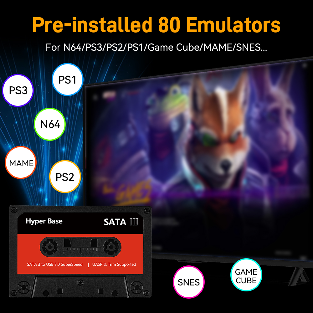 Batocera 500G/2T Emulator Game - Retro Gaming Batocera 评论和价格