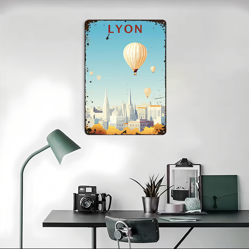 Travel to Lyon Printed Poster  - Retro Gaming Lyon 评论和价格