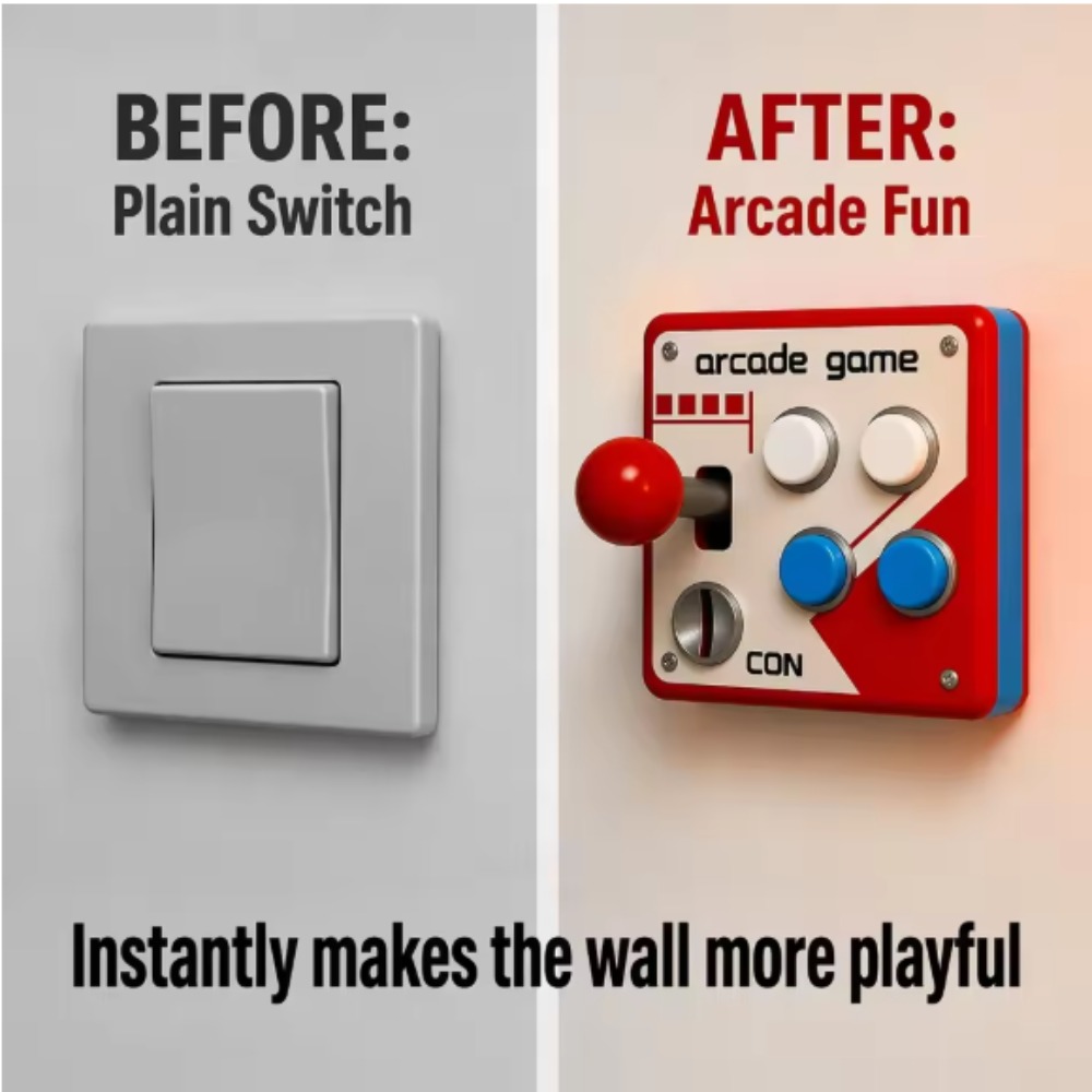 Retro Arcade Joystick Switch P - Retro Gaming Room 评论和价格