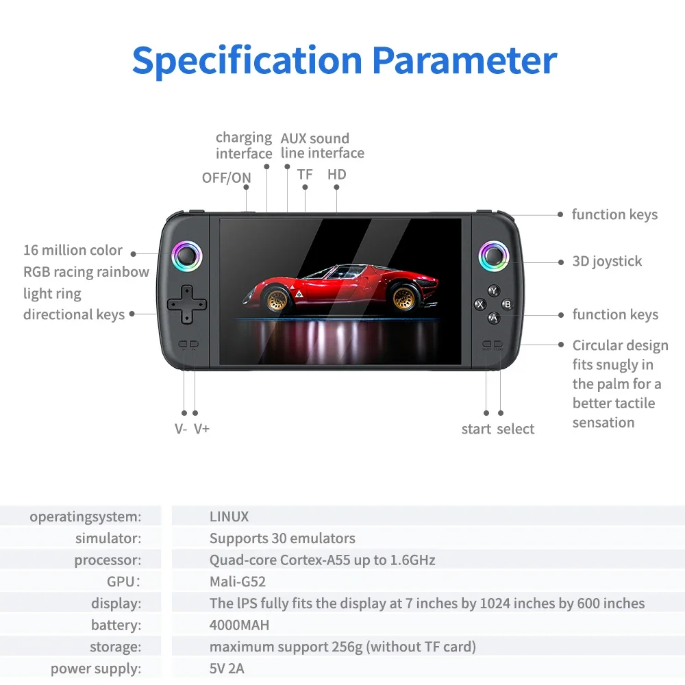 128G M27 Handheld Game Player  - Retro Gaming Gifts For Men 评论和价格