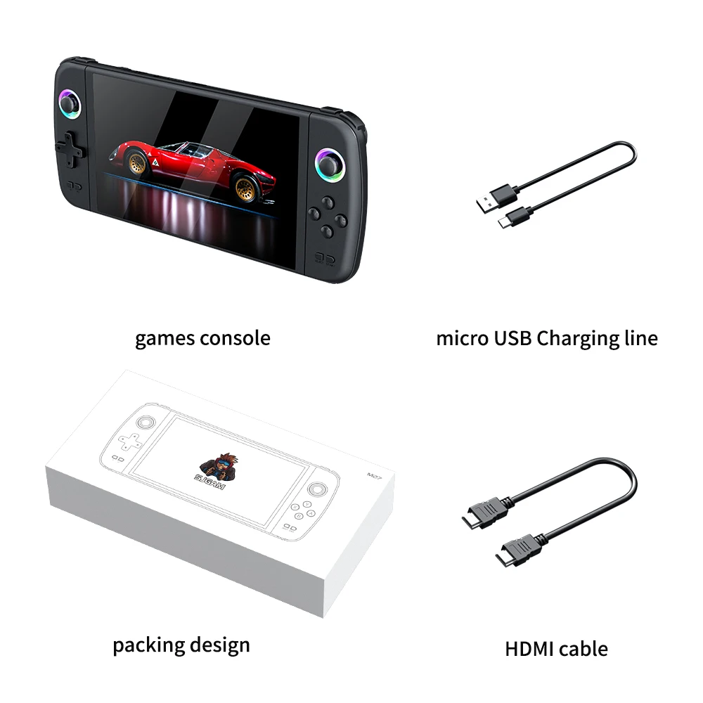 128G M27 Handheld Game Player  - Retro Gaming Gifts For Men 评论和价格