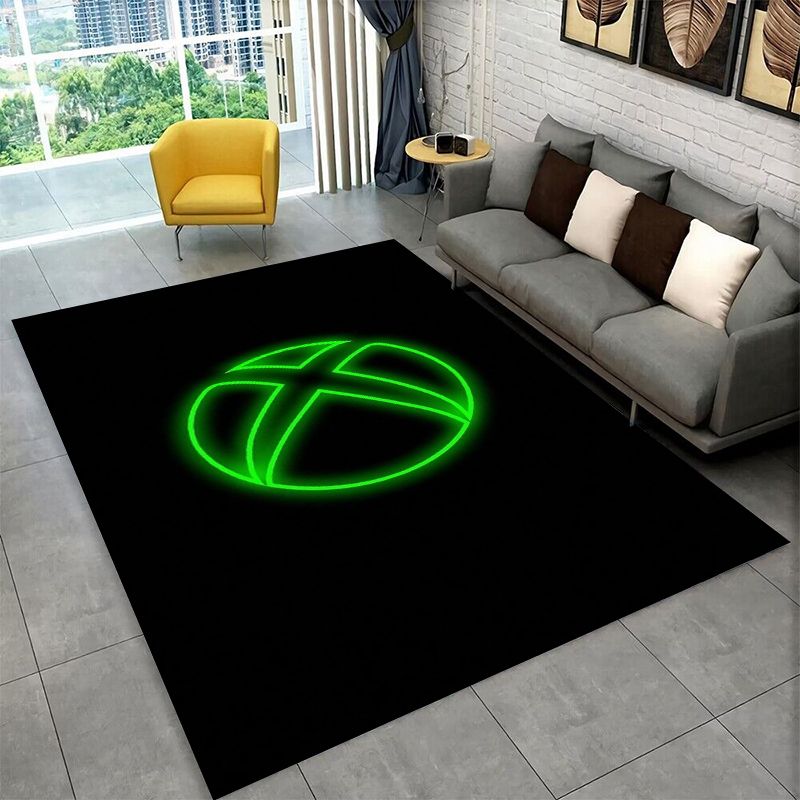 retro Xbox Gaming Gamer Logo C - Retro Gaming Rug 评论和价格
