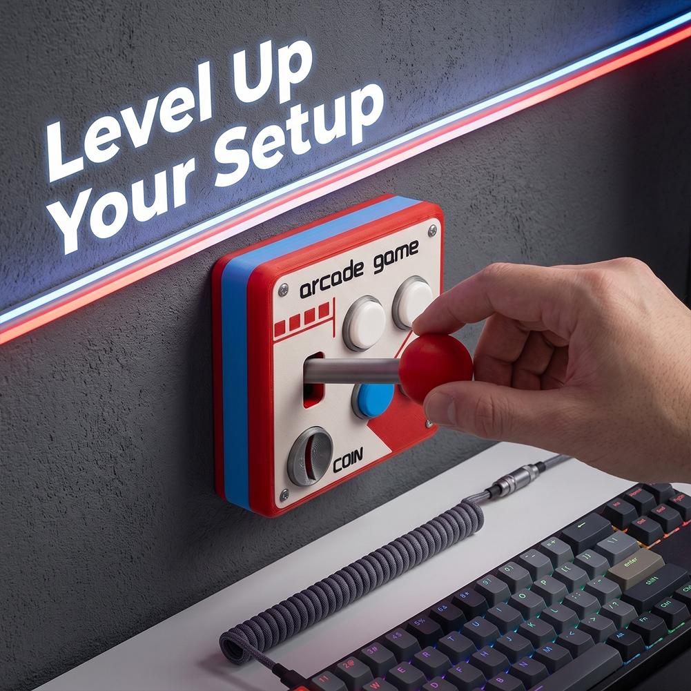 3D Printed Retro Arcade Switch - Retro Gaming Room 评论和价格