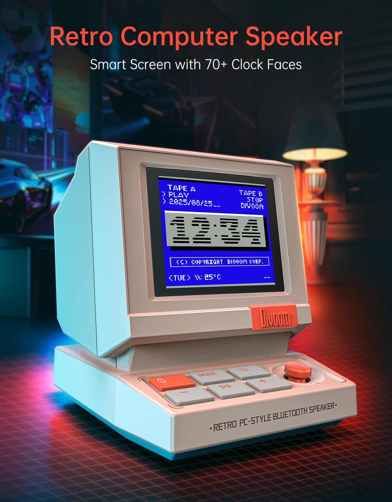 Divoom MiniToo Retro Bluetooth - Retro Gaming Cabinet 评论和价格