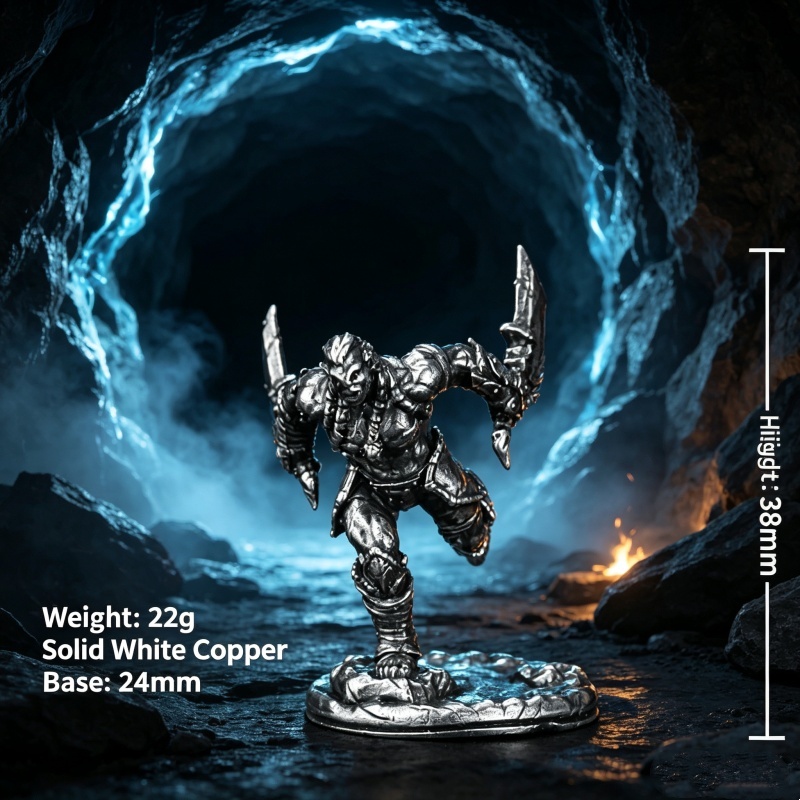 Orc Warrior Miniature Metal Fi - Retro Gaming Unit 评论和价格