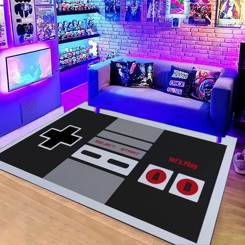 Vintage NES Controller Themed  - Retro Gaming Rug 评论和价格