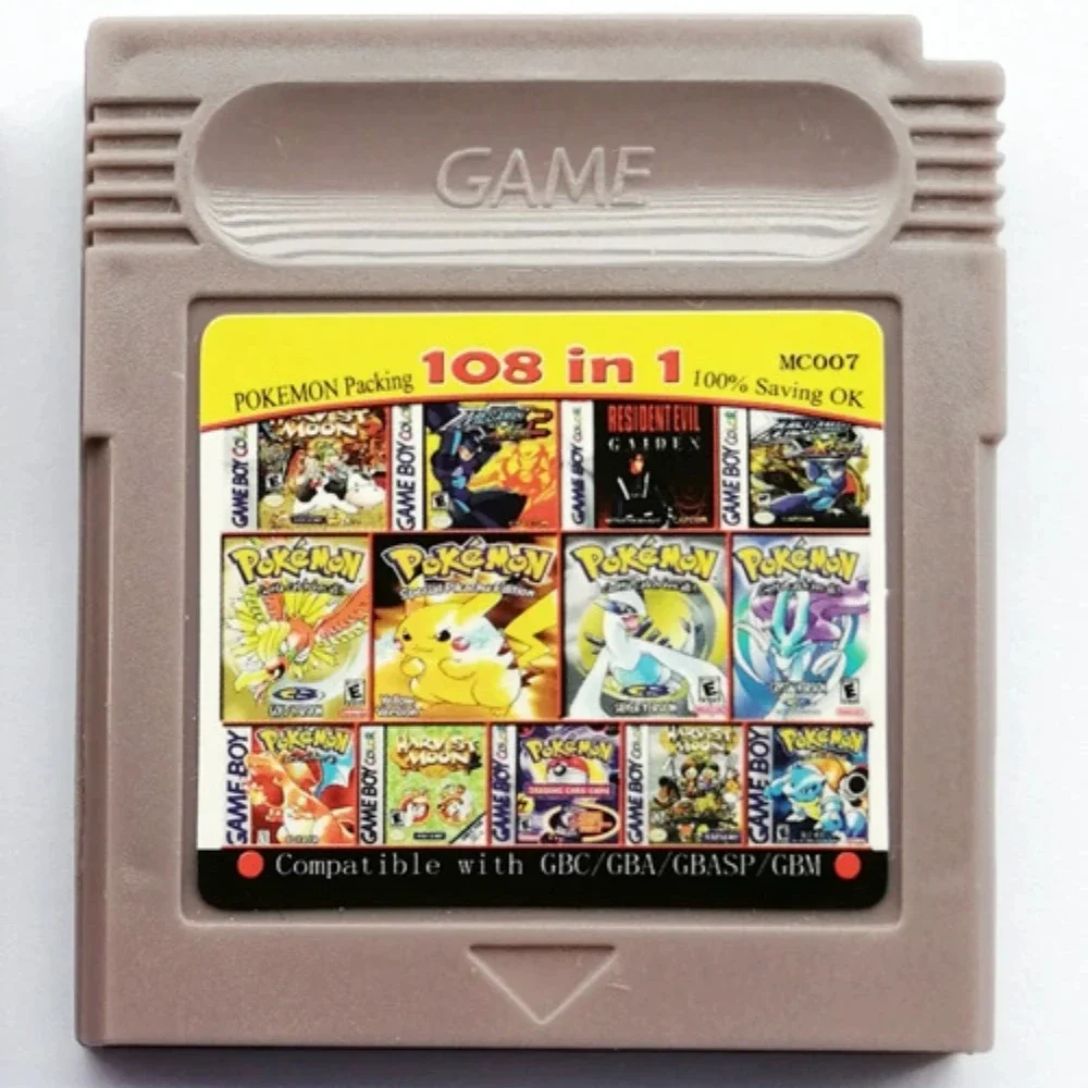 GBC Retro Game Combo Card Poké - Retro Gaming Video 评论和价格