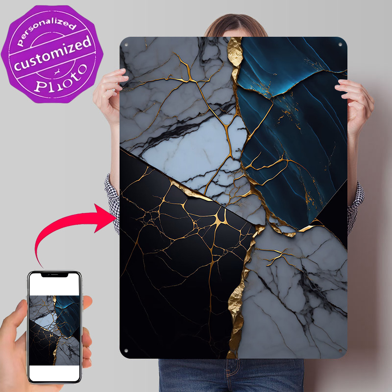 Abstract Marble Kintsugi Poste - Retro Gaming Gifts For Men 评论和价格