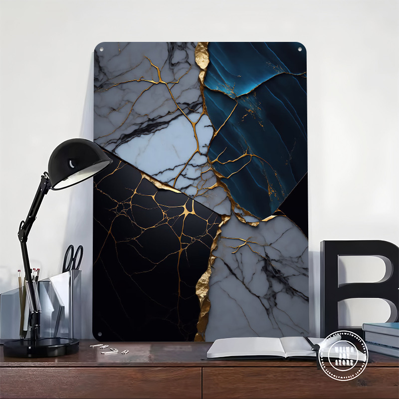 Abstract Marble Kintsugi Poste - Retro Gaming Gifts For Men 评论和价格