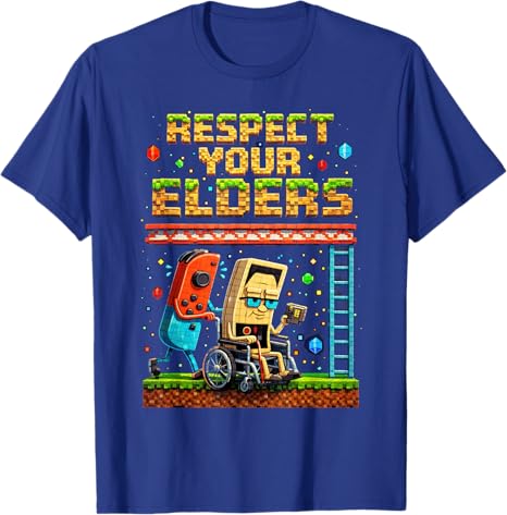 Respect Your Elders Retro Gami - Retro Gaming Gifts For Men 评论和价格