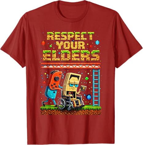Respect Your Elders Retro Gami - Retro Gaming Gifts For Men 评论和价格