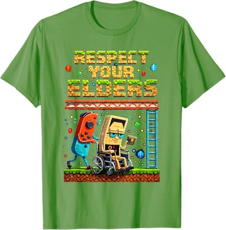 Respect Your Elders Retro Gami - Retro Gaming Gifts For Men 评论和价格