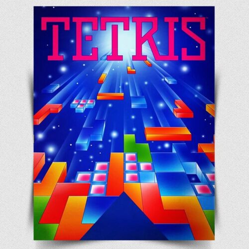 TETRIS METAL SIGN PLAQUE - Ret - Retro Gaming Room 评论和价格
