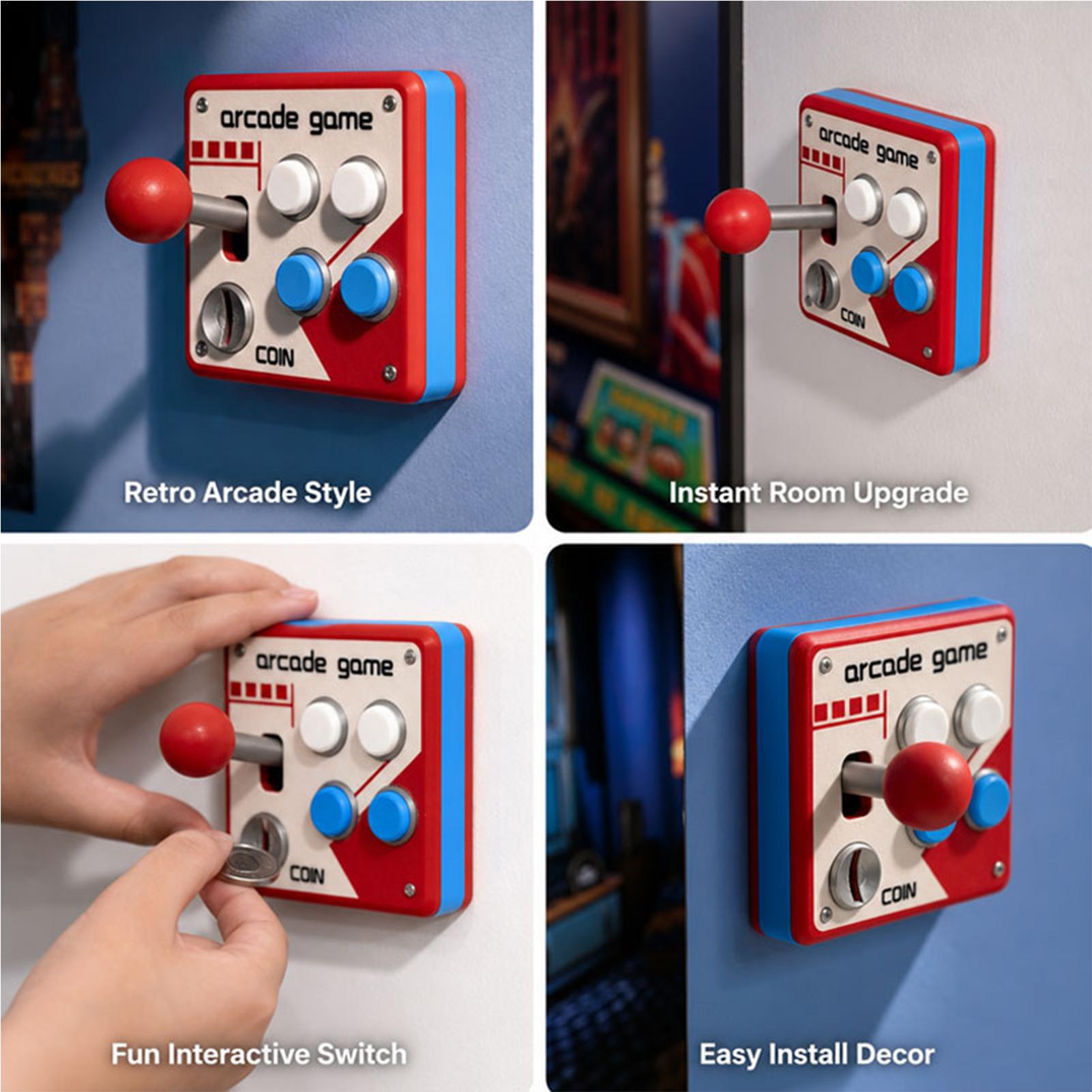 Creative Retro Arcade Game Lig - Retro Gaming Room 评论和价格
