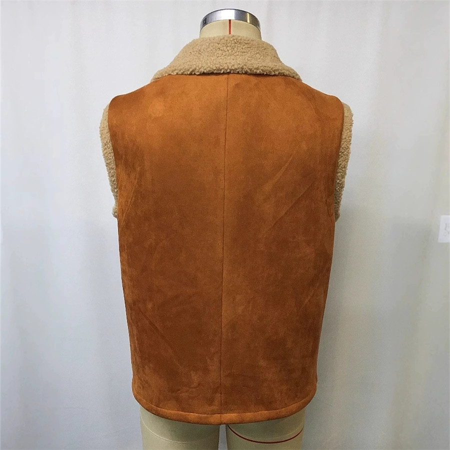 Patchwork Men's Fleece Vest Sp - Retro Gaming Jacket 评论和价格
