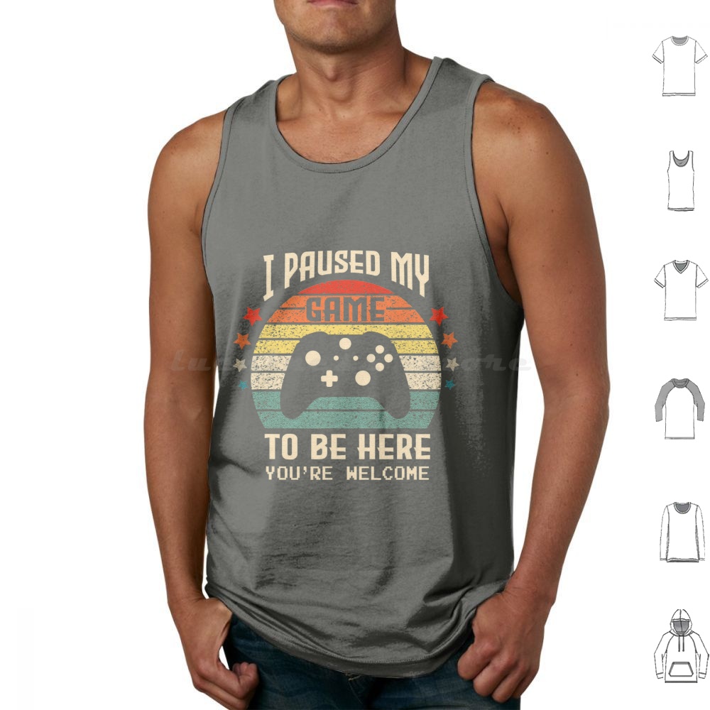 I Paused My Game To Be Here Ga - Retro Gaming Gifts For Men 评论和价格