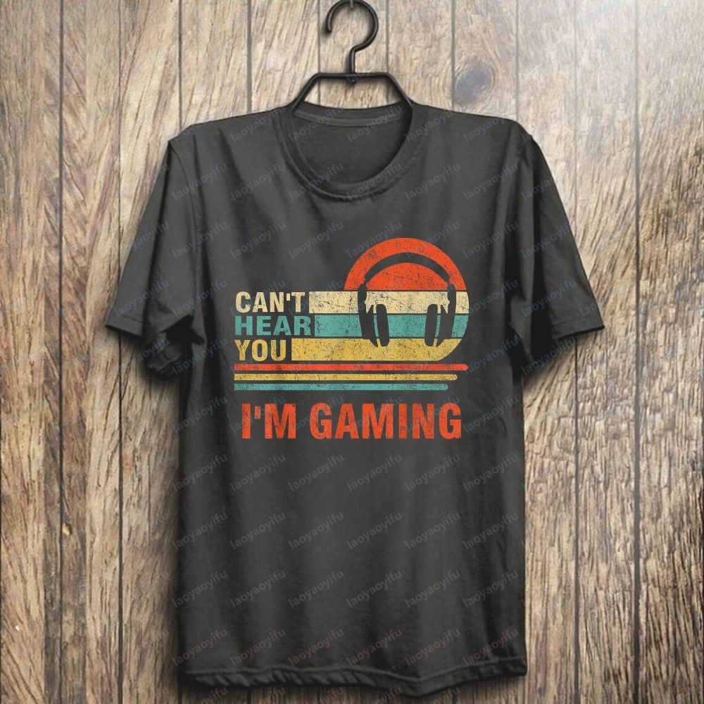 Funny Gamer Gift Headset Can't - Retro Gaming Gifts For Men 评论和价格