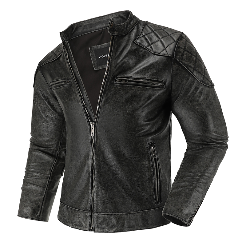 Retro Leather Jacket Motorcycl - Retro Gaming Jacket 评论和价格