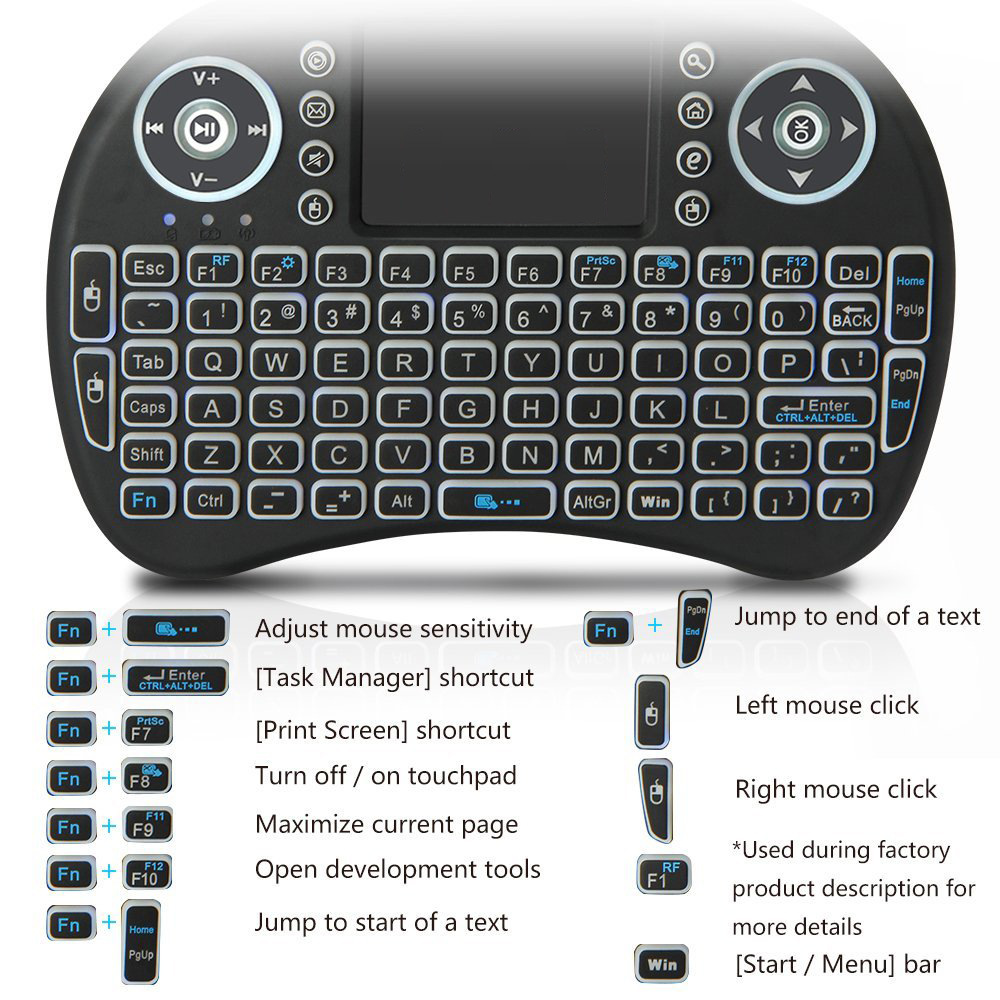 Backlit Mini Wireless Keyboard - Retro Gaming Cabinet 评论和价格