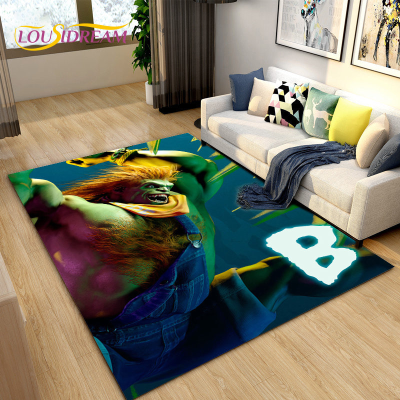 Retro Game Gamer Street Fighte - Retro Gaming Rug 评论和价格
